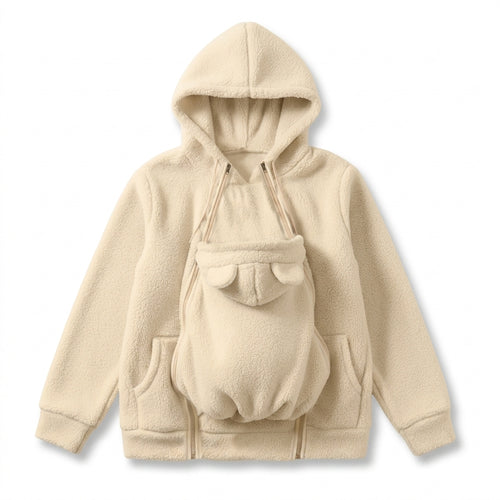 BabyWrap 2 in 1 Baby Carrier Hoodie Stay Warm Hands Free.