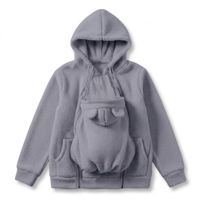 BabyWrap 2 in 1 Baby Carrier Hoodie Stay Warm Hands Free.